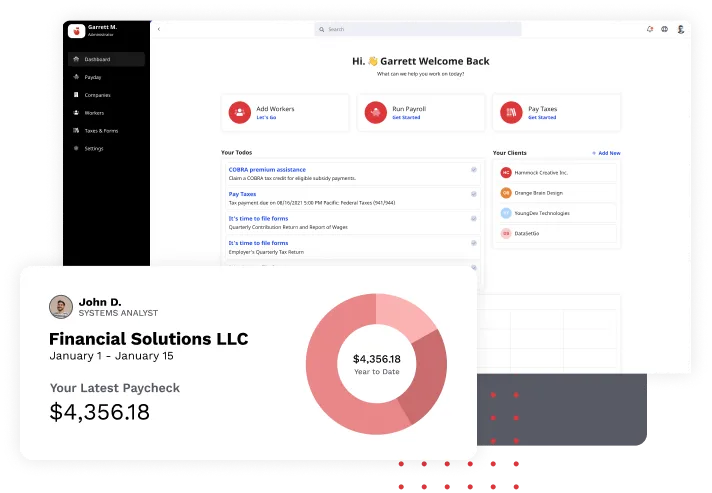 screenshot image of wholesale payroll product